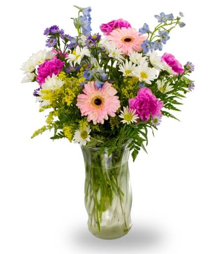 Mixed summery flowers