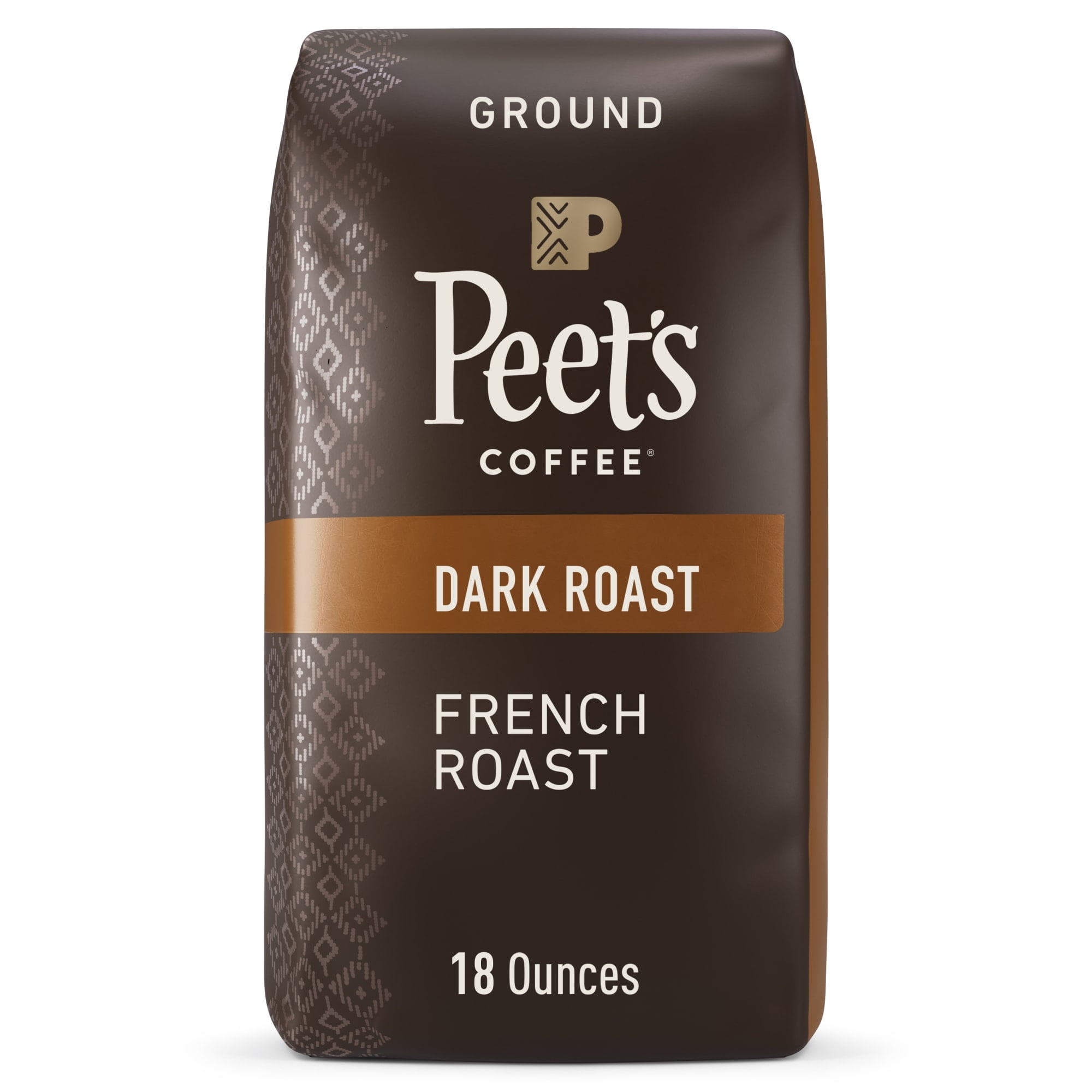 Peet's Coffee French Roast, Dark Roast Ground Coffee, 18 oz Bag