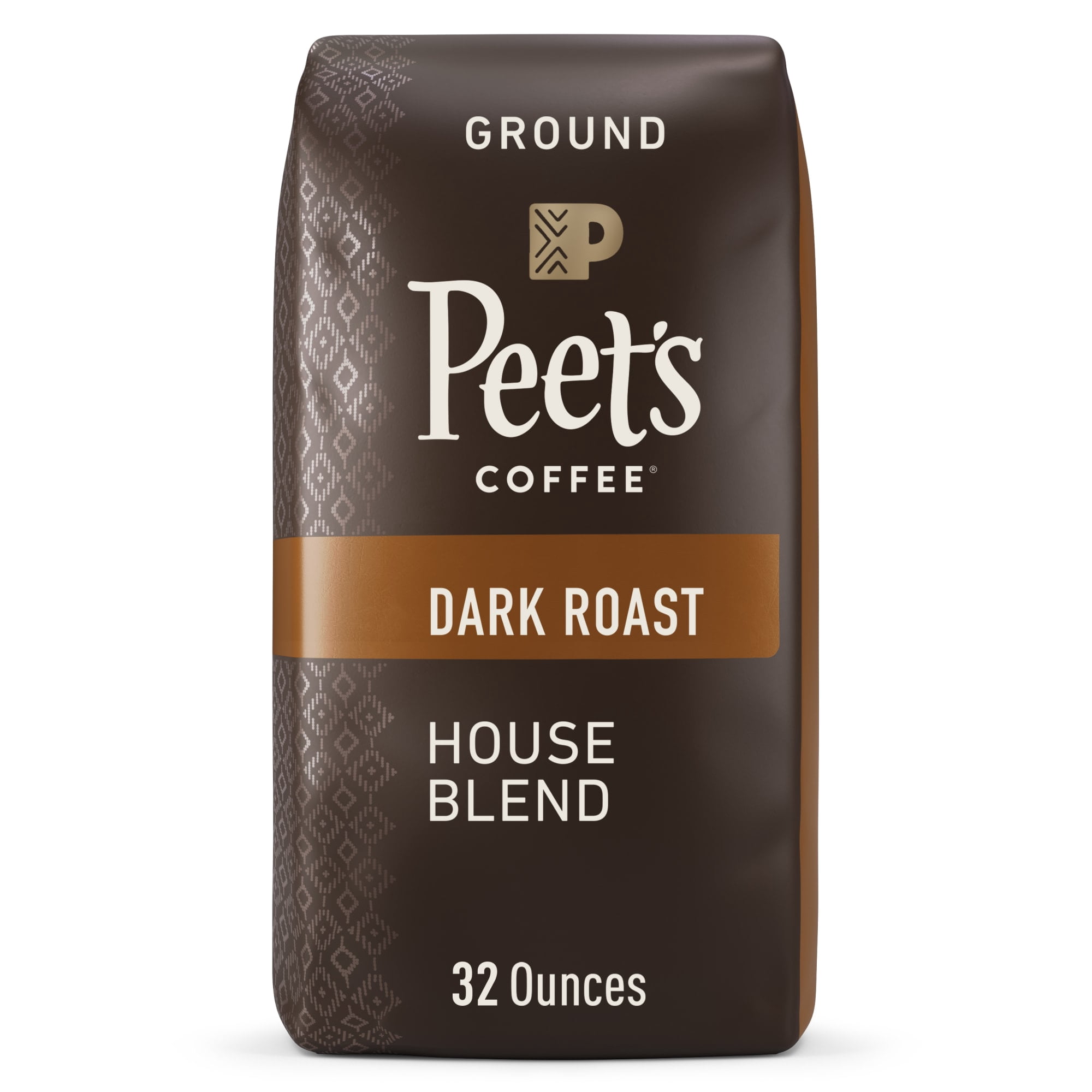 Peet's Coffee House Blend, Dark Roast Ground Coffee, 32 oz Bag