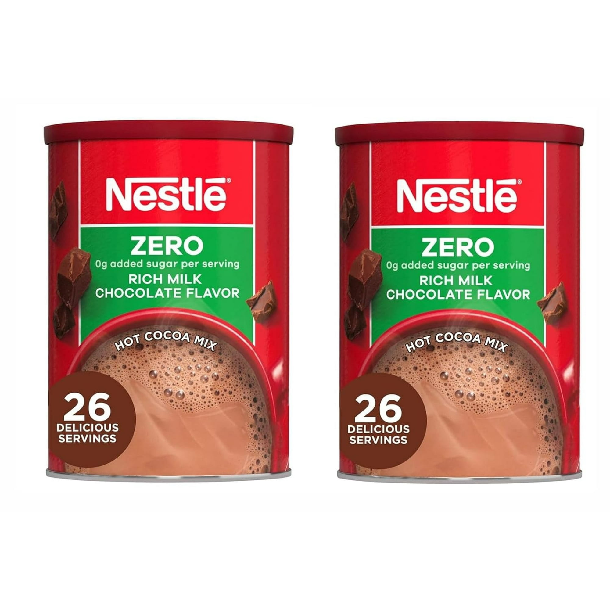 Nestle Hot Cocoa Mix, Fat Free With Calcium, 7.33 Oz - Pack of 2