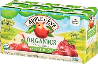 Apple & Eve Organics, Apple Juice, 6.75 Fluid-oz, 8 Count
