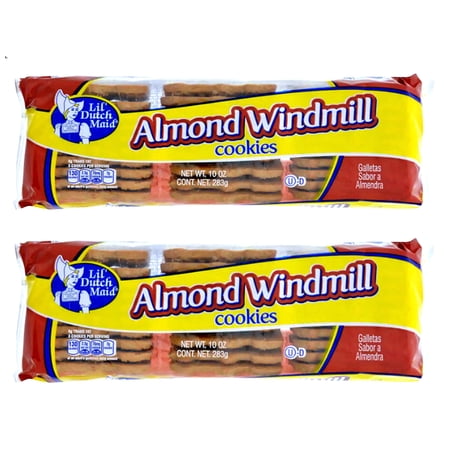Lil Dutch Maid Almond HP29 Windmill Snack Cookies 10oz (Multipack of 2)