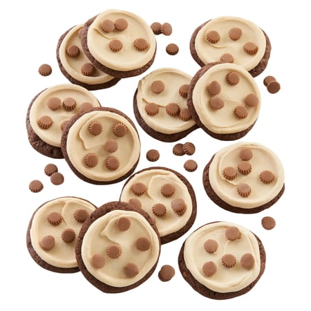 Cheryl's Cookies Peanut Butter Frosted Buckeye Cookie Flavor Box, 12 Cookies Individually Wrapped, Gourmet, & Fresh Delivery - Gift for Loved Ones, Family, Friends, Coworkers