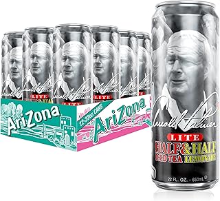 AriZona Arnold Palmer Half and Half - Big Can, 22 Fl Oz (12 Pack)
