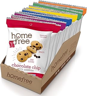 Homefree Mini Cookies Variety Pack (Pack of 10) | Individually Wrapped, Peanut Free, Nut Free, Gluten Free, Vegan, Allergy Friendly, School Safe