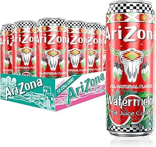 AriZona Watermelon | Fruit Juice Cocktail | 22 Fl Oz (12 Pack)