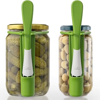 2 Pack Pickle Fork Pickle Grabber Tool, Pickle Picker for the jar-Green | Kitchen Gadgets Pickle Gifts Suitable for Olives, 304 food-grade stainless steel, for pickle cans and kitchen decoration