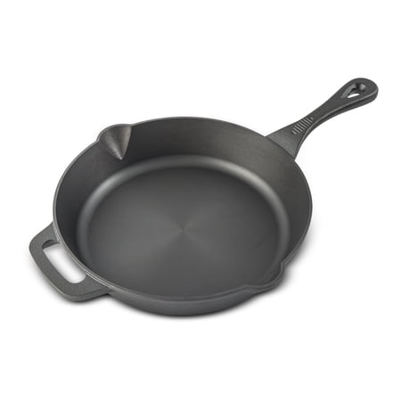 Thyme & Table 10" Smooth Milled, Pre-Seasoned Cast Iron Skillet