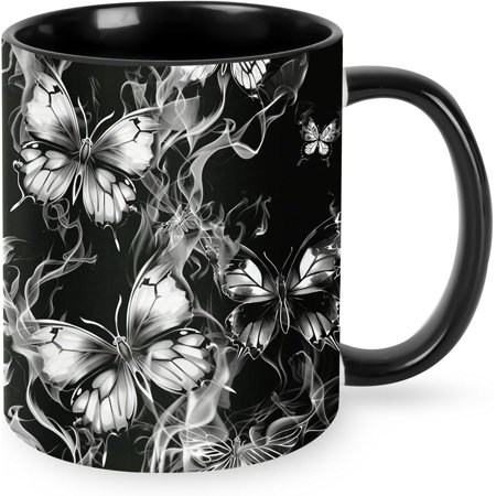 Leopard Print Coffee Mug 11 OZ Cute Tea Cup Funny Coffee Cups for Women Microwave Safe