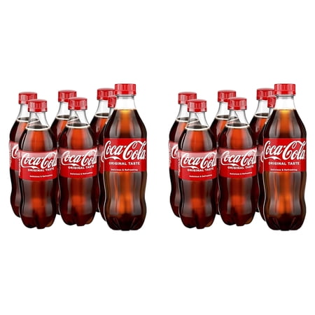 Coca-Cola Soda Pop, 16.9 fl oz, 12 Pack Bottles