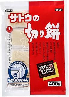 SATO NO KIRIMOCHI PARITTOSUITTO 400g rice cake (400g)