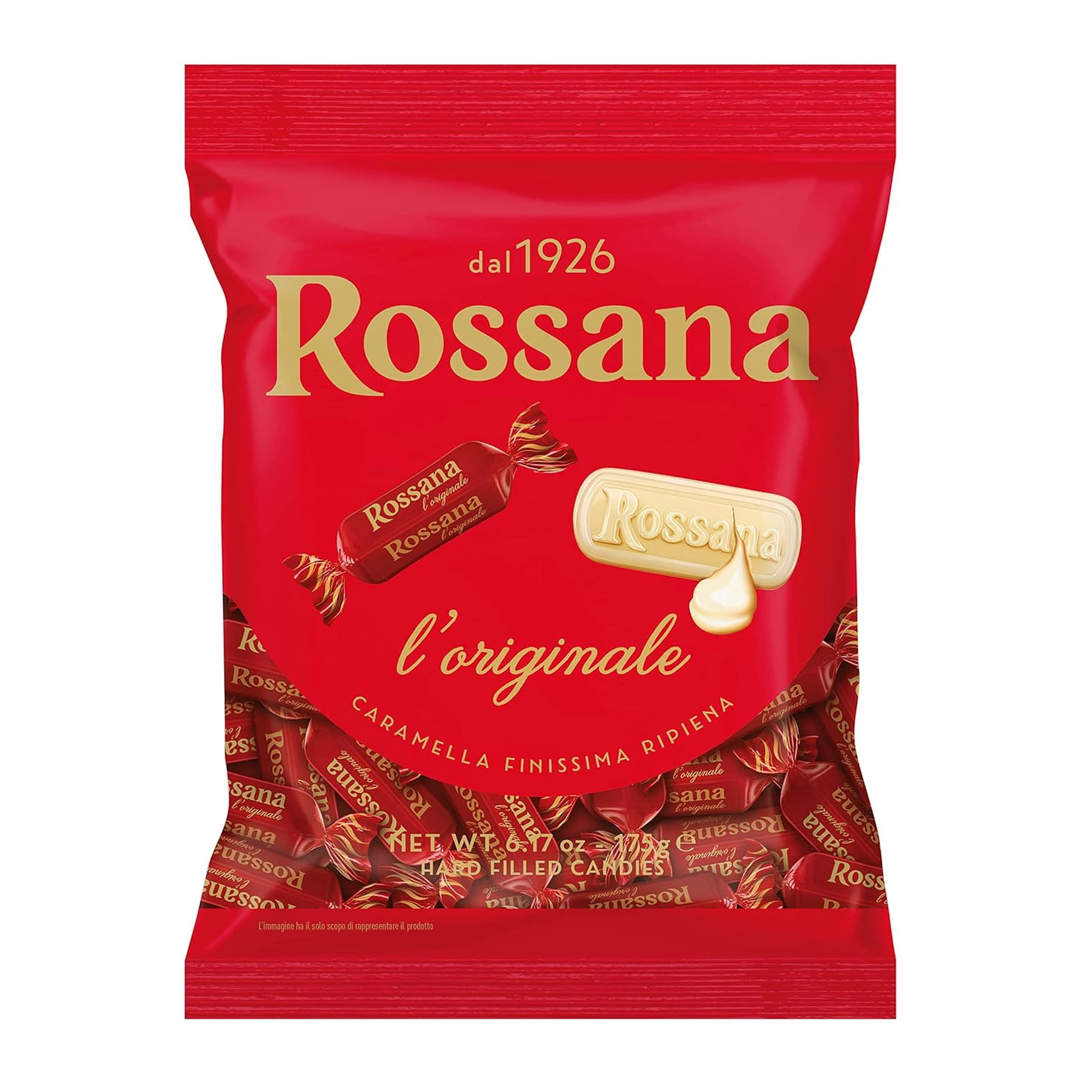 Rossana Italian Filled Candy 6.17 Ounces - Irresistible Duo Pack of 2 - Decadent Italian Confectionery Delight