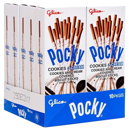 Pocky 1.41 Oz Cookies Cream Wholesale, (20 - Pack)