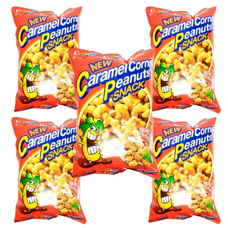 Korean Caramelcorns Peanuts Snack (Pack of 5)