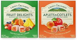 Liberty Orchards Fruit Delights and Aplets & Cotlets 20 oz. Bundle