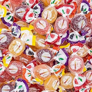Fida Bonelle Italian Fruit Jelly Candy Individually Wrapped, 1.5 Lb Bag | Vegan & Dye Free Candy, Assorted Flavors, Naturally Flavored, Gluten Free