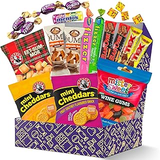 Treats from Home Mini International Exotic Snack Box Variety Pack, 21 Pieces of Premium Foreign Rare Snack Food Gifts, Mystery Box of Snacks, African Snacks for Adults and Kids