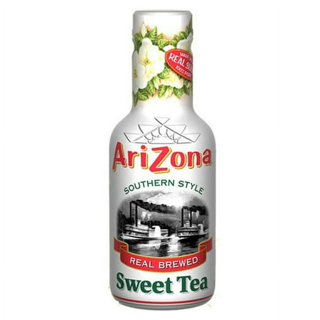 AriZona Iced Tea Sweet - Made with Real Sugar 16.9 oz Plastic Bottles - Pack of 20