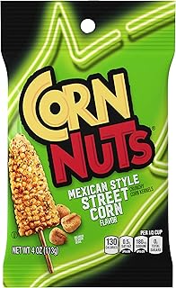 CORN NUTS Mexican Street Corn Flavored Corn Kernels, 4oz. (Pack of 12) | Crunchy Corn Snacks, Snack Box, Variety Packs Food for Adults