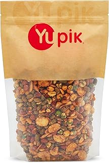Yupik BBQ Protein Snack Mix, 2.2 lb (35.2 oz), A Blend of Edamame, Peanuts, Wasabi Peas & Roasted Broad Beans, Non-GMO, High in Fiber & Protein, Perfect for Snacking