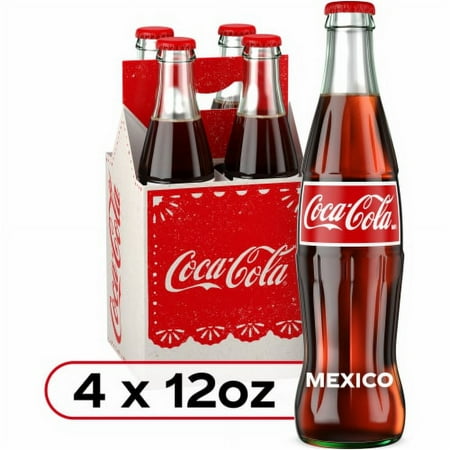 2X-Coca-Cola Mexican Soda Bottles - 12 fl oz - 4 pk