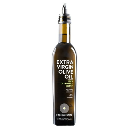 Cobram Estate 100% California Select Extra Virgin Olive Oil, 12.7 fl oz Bottle - First Harvest Cold Pressed, Easy-Pour Cooking Oil