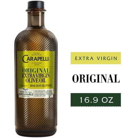 Carapelli Original Extra Virgin Olive Oil, Cold Extracted, Contains Polyphenols and Antioxidants, 16.9 fl oz