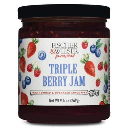 Fischer & Wieser Triple Berry Jam, 9.5 oz