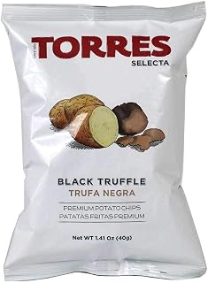 Torres - Black Truffle Potato Chips, 1.41oz (40g) (3-PACK)