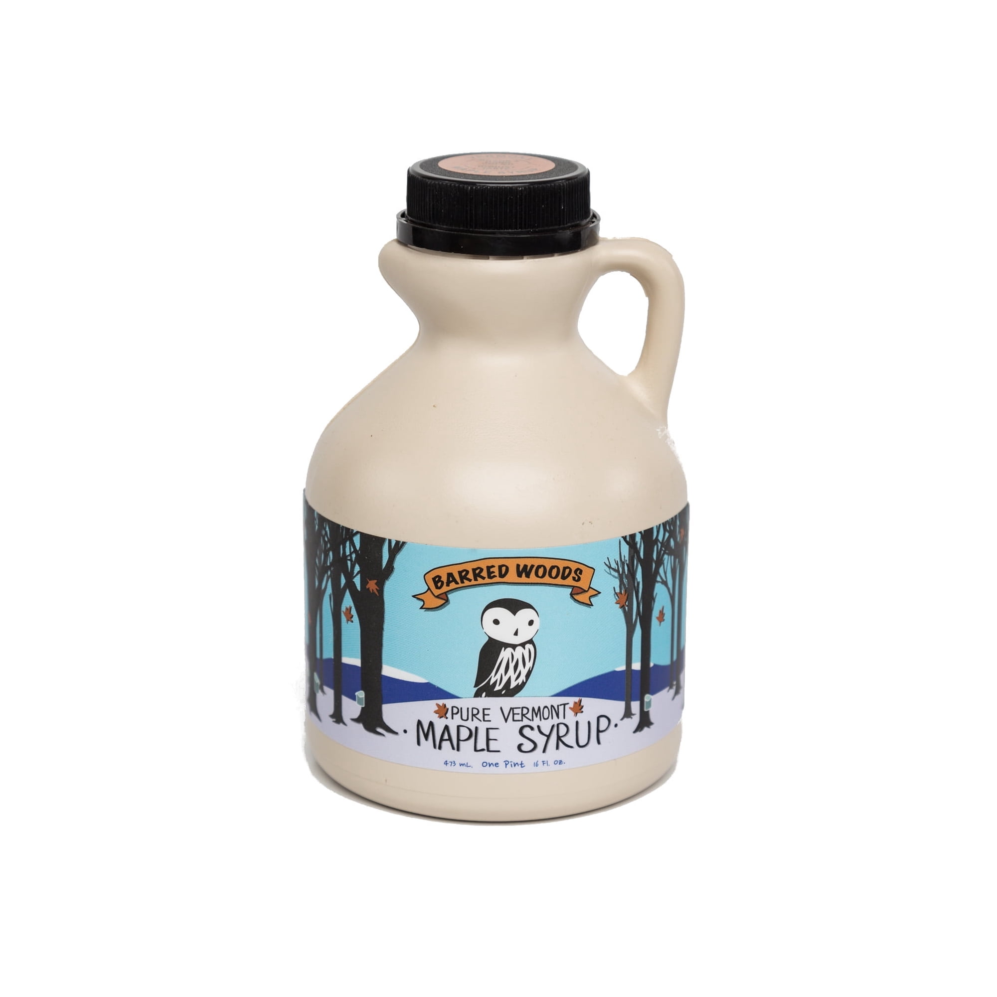 Pure Vermont Organic Maple Syrup - One Pint (16 oz) - Grade A Amber Rich