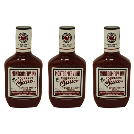 Montgomery Inn Barbecue Sauce, Original, 18oz (Pack of 3)