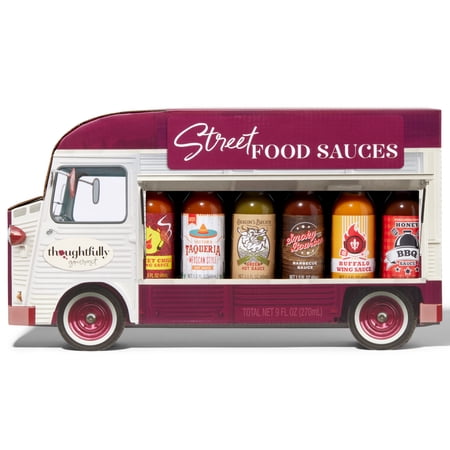 Thoughtfully Gourmet, Street Food Sauces Hot Sauce and BBQ Gift Set