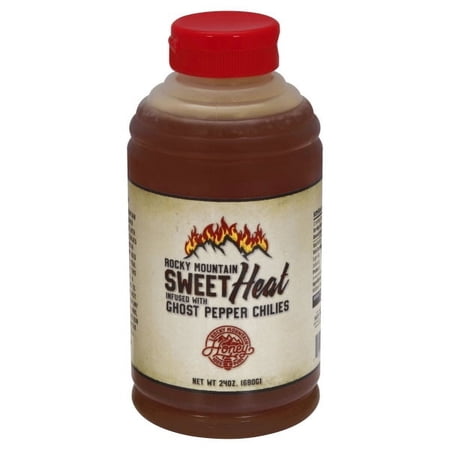 Rocky Mountain Sweet Heat Hot Honey, 24 oz - Wildflower Honey Infused with Ghost Pepper