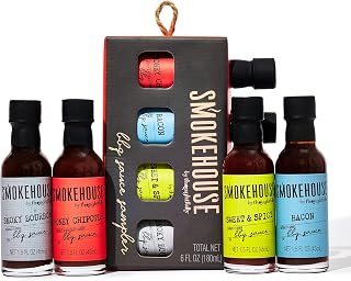Smokehouse BBQ Sauce Gift Set, Gourmet Barbecue Collection, Set of 4 | Grill Master Gift, Backyard BBQ, Meat Glaze, Marinades, Tailgating, Foodie Gift & Barbecue Lovers