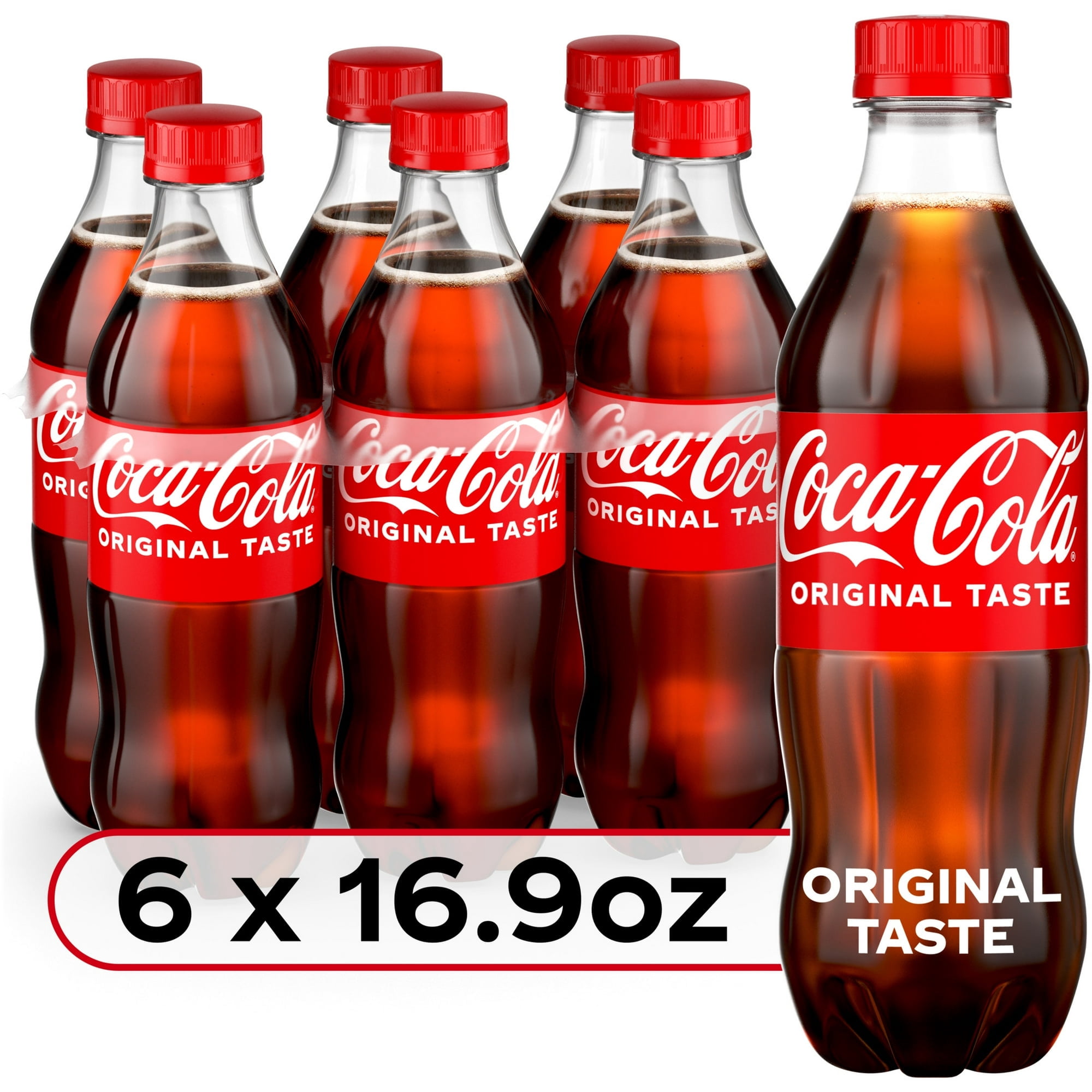 Coca-Cola Classic Soda Pop, 16.9 fl oz Bottles, 6 Count-Pack Of 4