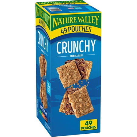 Nature Valley Crunchy Granola Bars Variety Pack, 98 Bars, 73.01 oz (49 Pouches)
