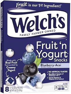 Welch's Blueberry-Acai Fruit 'n' Yogurt Snacks 5.6oz, one box
