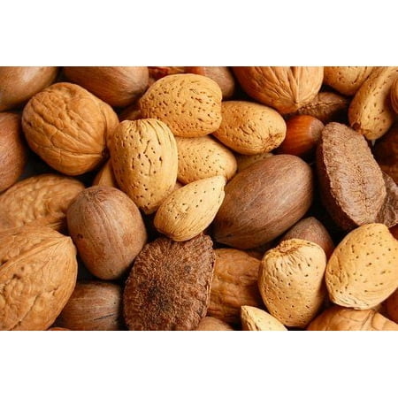 California Fresh Raw In-shell Whole Mixed Nuts 4 LB