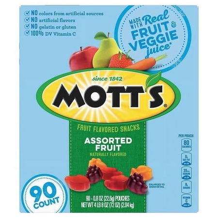 Mott's Fruit Flavored Snacks, 90 ct