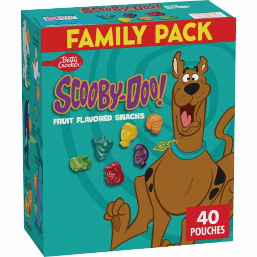 Betty Crocker Scooby Doo Fruit Flavored Family Pack Kids Snacks 40 ct / 0.8 oz