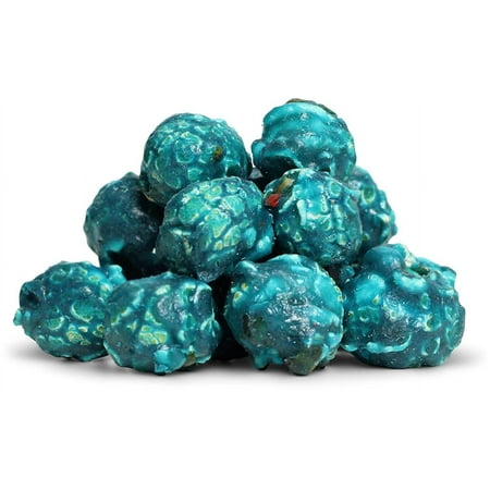 Gourmet Blue Raspberry Flavored Popcorn by It's Delish, 8 Oz Bulk Bag Air Popped Pop Corn Snack - Fruity Blue Themed Candy Confetti Birthday Party, Events Gluten Free, Vegan, Kosher