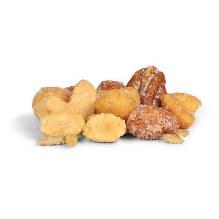 Honey Roasted Mixed Nuts by It's Delish, 1 LB Bulk Bag Gourmet Mixed Nuts in Honey Sugar Coating, Sweet & Heart Healthy Salted Nut, Kids Snack - Non-Dairy, Kosher Parve