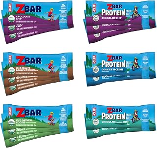Zbar + Zbar Protein Variety Pack - Soft-Baked Energy and Protein Snack Bars with Organic Oats - 6 Flavors - Granola Bars - Snacks for Kids (16 Pack)
