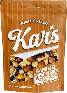 Kar's Nuts Caramel Sweet 'N Salty Trail Mix, 28 oz | Resealable Pouch, Pack of 1, Gluten-Free Trail Mix Snack