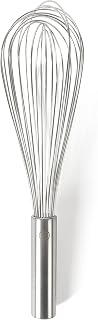Martha Stewart Richburn 12-Inch Stainless Steel Balloon Whisk &ndash; Satin Finish, Durable Kitchen Whisk for Mixing and Whipping