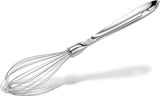 All-Clad Stainless Steel 12-inch Whisk, Kitchen Tools | Professional Stainless Steel Tools, Ergonomic handle, Ensures smooth Blending and Whisking, Heat safe up to 600F