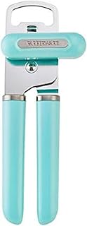 Farberware Manual Can Opener and Bottle Opener, High Carbon Stainless Steel Cutting Blade, Large Easy Turn Knob, Ergonomic Handles for Comfortable Grip, Dishwasher Safe Kitchen Gadget