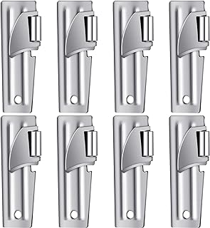 Chumia 8 Pieces P-51 Camping Can Opener Military Manual Can Opener | Stainless Steel, Lightweight and Durable Manual Tool for Camping, Hiking, Survival, and Outdoor Adventures