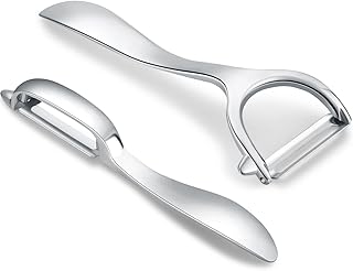 Set of 2 Stainless Steel Vegetable Peeler,Y-Shaped and I-Shaped Stainless Steel Peelers For Potatoes, All Fruits & Veggies&iexcl;&shy;