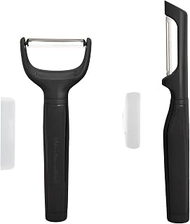 KitchenAid Universal Euro Y Peeler, Set Of 2, Black